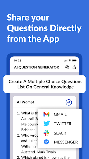 AI Question Answer Generator ekran görüntüsü