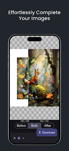 MonAI: Outpainting ekran görüntüsü