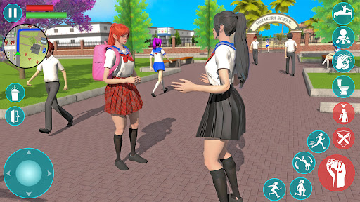 High School Anime Simulator 3D ekran görüntüsü