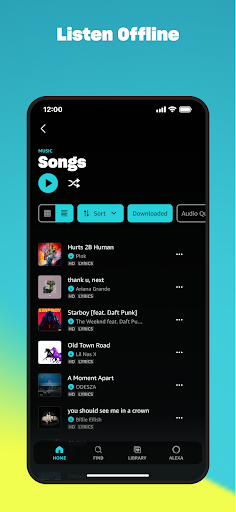 Amazon Music: Songs & Podcasts ekran görüntüsü