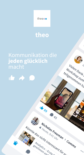 theo - Social Intranet ekran görüntüsü