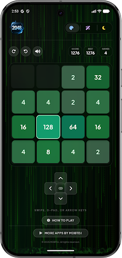 2048 Pro Offline Glass Edition ekran görüntüsü