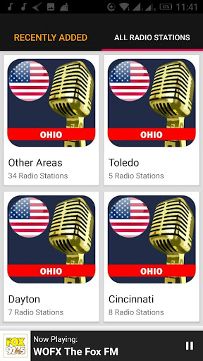 Ohio Radio Stations - USA ekran görüntüsü