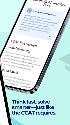 CCAT Practice Test ekran görüntüsü