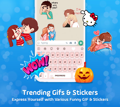 Emojikey:Emoji klavye temaları ekran görüntüsü