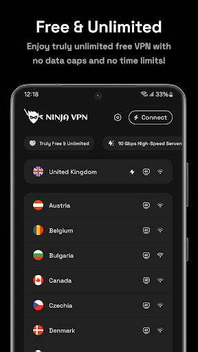 Ninja VPN - Fast & Secure VPN ekran görüntüsü