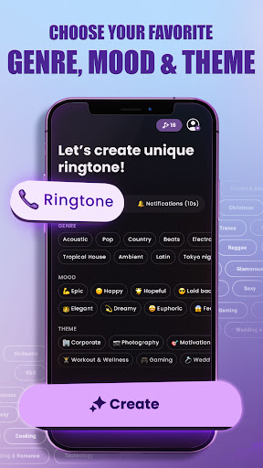 AI zil sesi üreteci: RingLab ekran görüntüsü