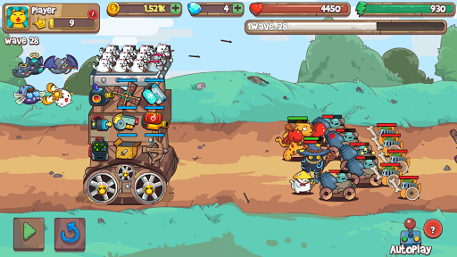 CatnRobot Idle TD: Battle Cat ekran görüntüsü
