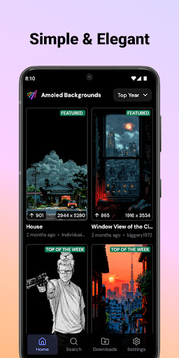 Amoled Backgrounds ekran görüntüsü