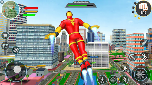Rope Hero Spider City 3D ekran görüntüsü