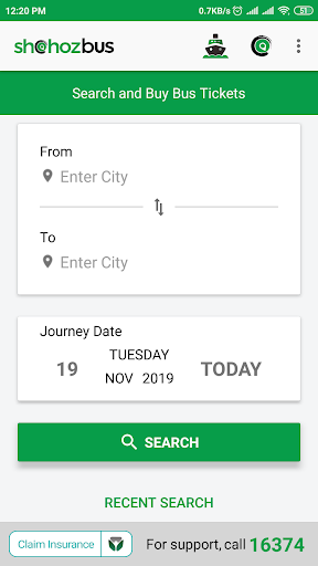 Shohoz - Buy Bus Tickets ekran görüntüsü