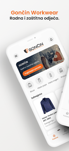 Gončin Workwear ekran görüntüsü