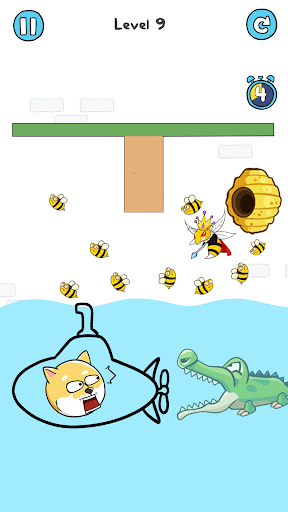 Doge Rescue: Draw To Save ekran görüntüsü