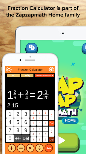 Fraction Calculator + Decimals ekran görüntüsü