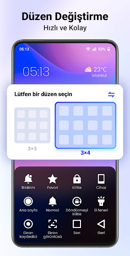 Yardımcı Dokunmatik, Android ekran görüntüsü