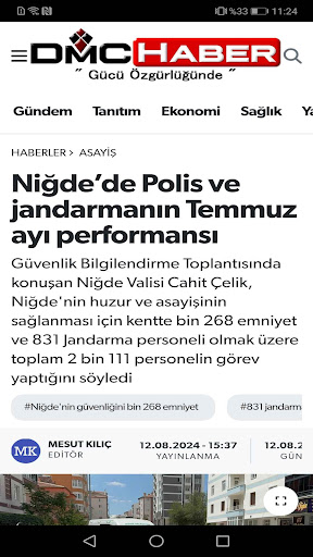 DMC Haber ekran görüntüsü