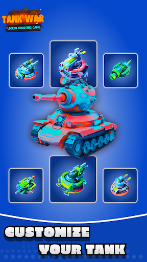 Tank War: Legend Shooting Game ekran görüntüsü
