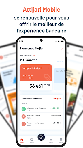 Attijari Mobile ekran görüntüsü