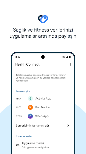 Health Connect ekran görüntüsü