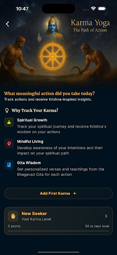 Ask Krishna AI - Bhagavad Gita ekran görüntüsü