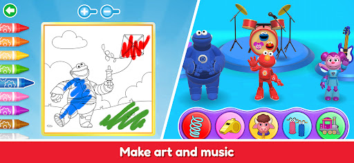 Sesame Street Games Club ekran görüntüsü
