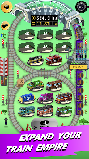 Train Merger: Idle Rail Tycoon ekran görüntüsü