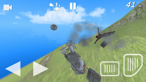 Moto Crash Simulator: Accident ekran görüntüsü
