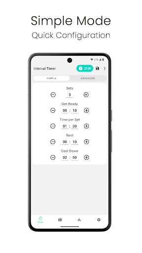 Interval Timer: Workout, HIIT ekran görüntüsü