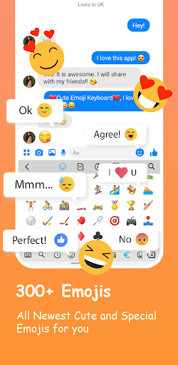 Emoji Keyboard: Fonts, Emojis ekran görüntüsü