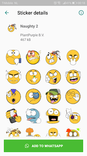 Emojidom yetişkin çıkartmaları ekran görüntüsü