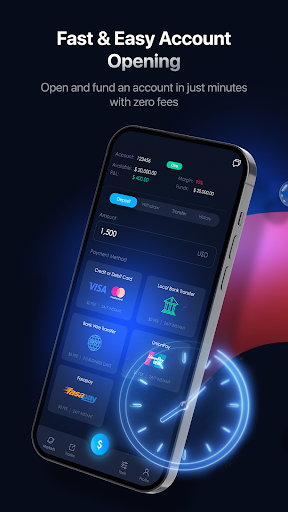 Moneta Markets AppTrader ekran görüntüsü