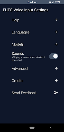 FUTO Voice Input ekran görüntüsü
