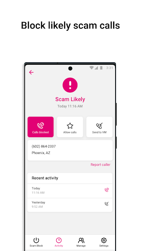 T-Mobile Scam Shield ekran görüntüsü