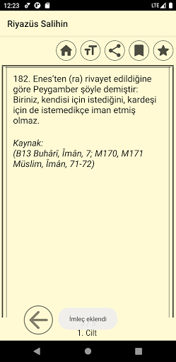 Riyazüs Salihin ekran görüntüsü