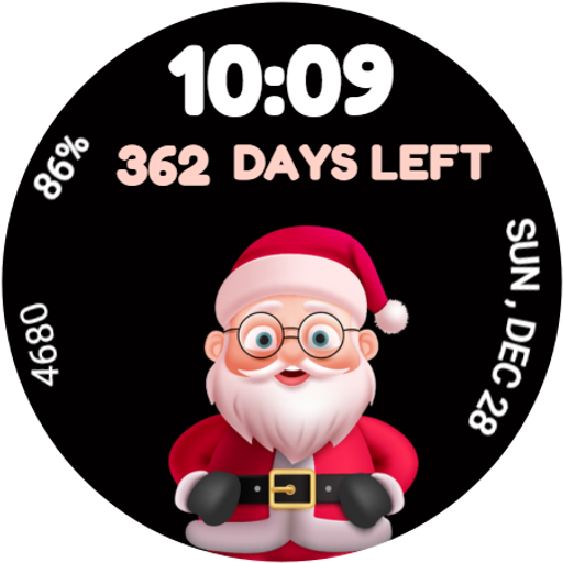 Santa Christmas CountdownWatch