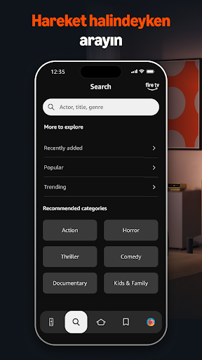 Amazon Fire TV ekran görüntüsü