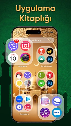 Başlatıcı OS: Tema ve Widget ekran görüntüsü