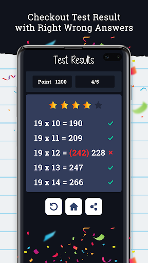 Math Multiplication Table ekran görüntüsü
