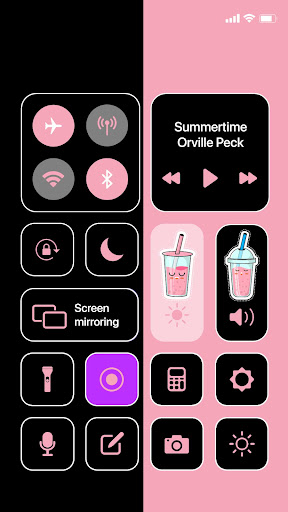 Wow DarkPink Theme - Icon Pack ekran görüntüsü