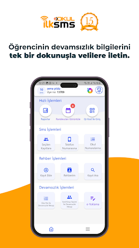 ilkSMS | e-Okul SMS Sistemi ekran görüntüsü