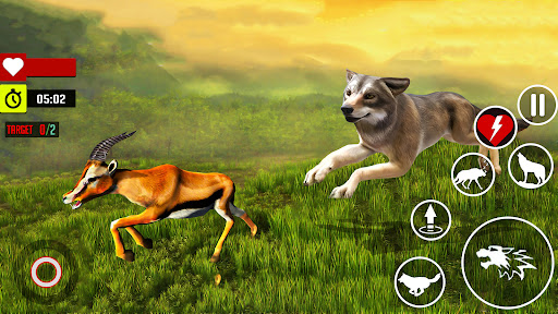 Wild Wolf Animal Sim Games ekran görüntüsü