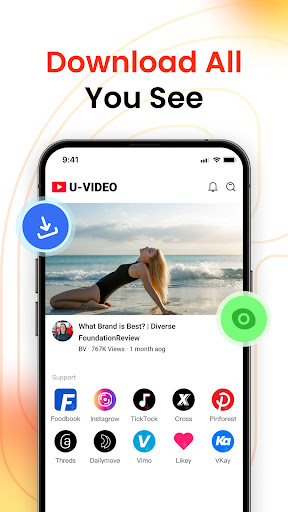 All Video Downloader -RingPlus ekran görüntüsü