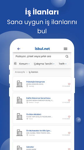 isbul.net İş İlanları ekran görüntüsü