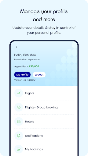 IndiGo Access ekran görüntüsü