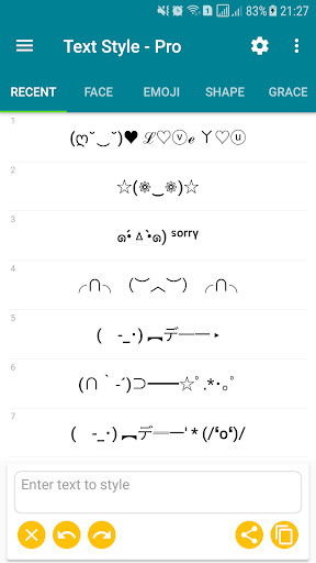 Text Style, Text Art - Fancy S ekran görüntüsü