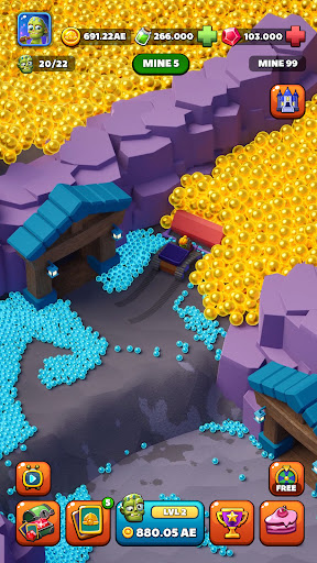 Idle Zombie Miner: Gold Tycoon ekran görüntüsü