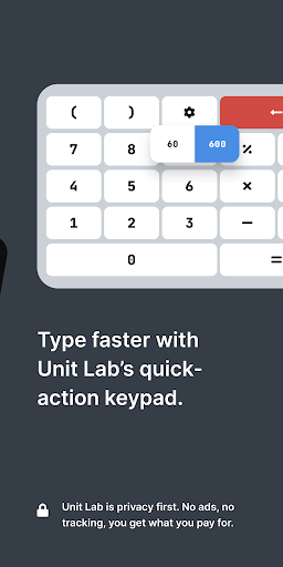 Unit Lab Converter Calculator ekran görüntüsü