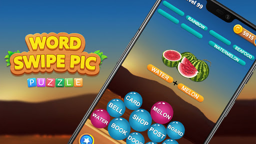 Word Swipe Pic - Brain Game ekran görüntüsü