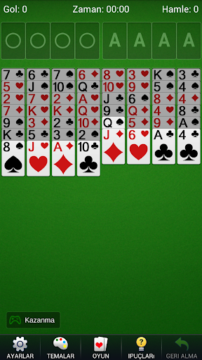 FreeCell Solitaire - Kart ekran görüntüsü