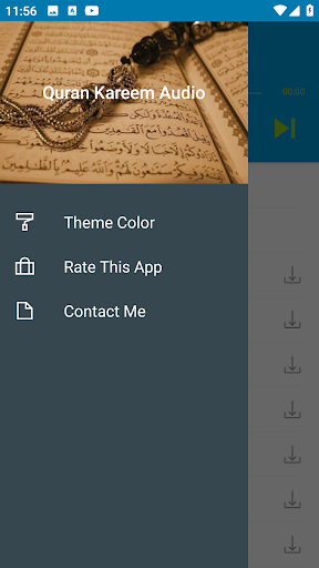Quran Kareem Audio ekran görüntüsü